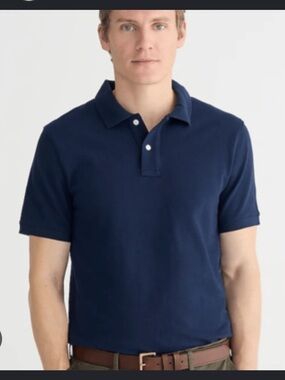 J Crew Classic Pique Polo Shirt